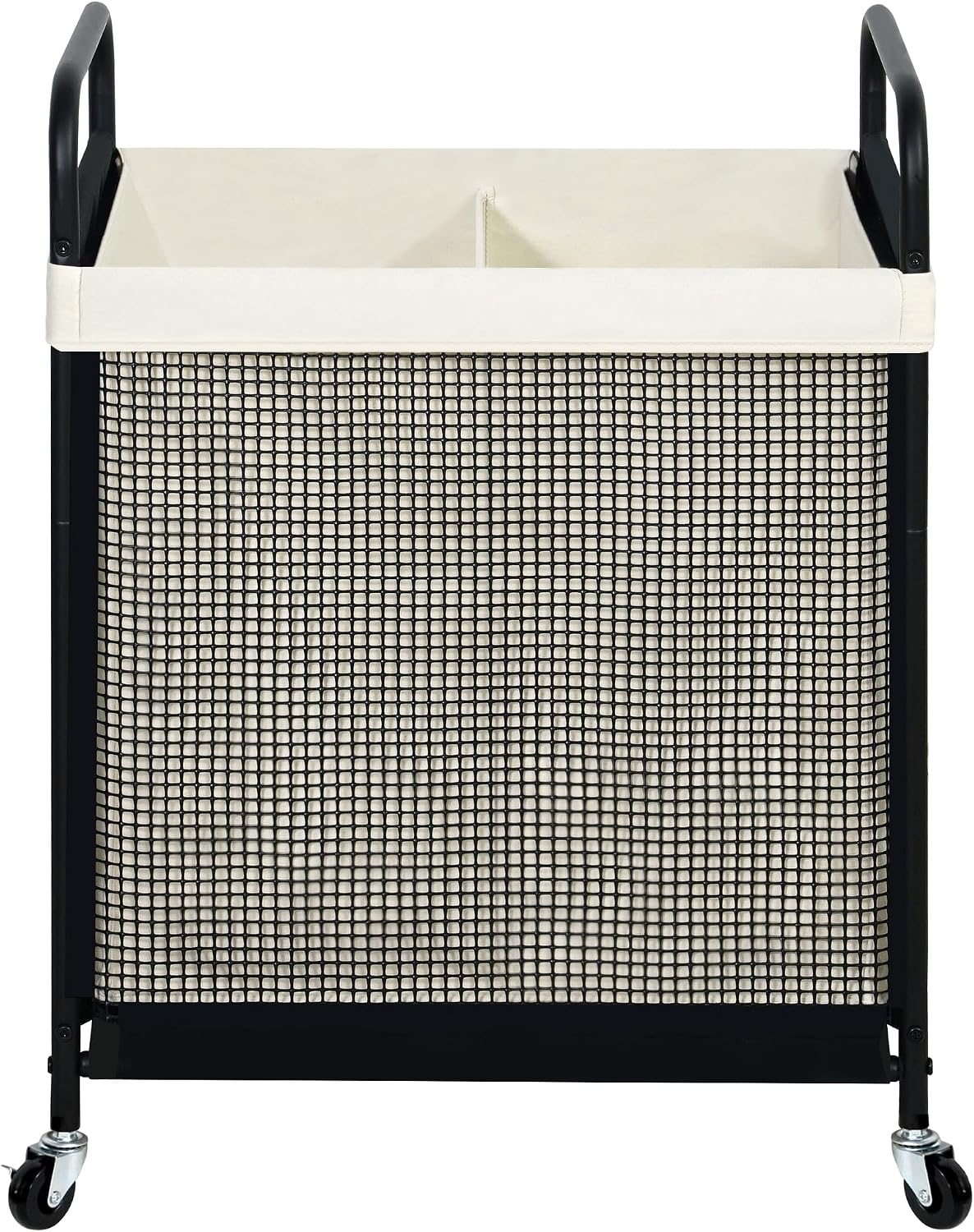 Two-section rolling laundry sorter