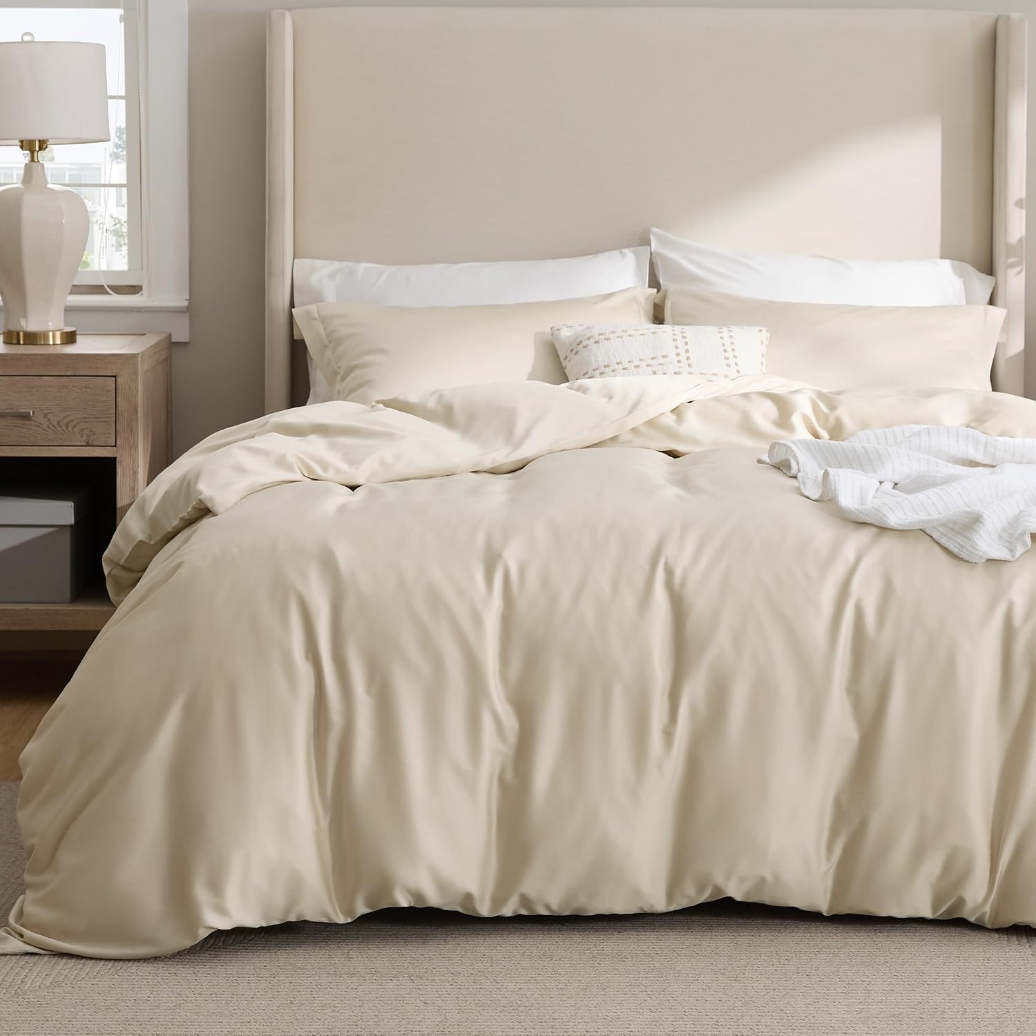 Bedsure cotton–lyocell duvet cover
