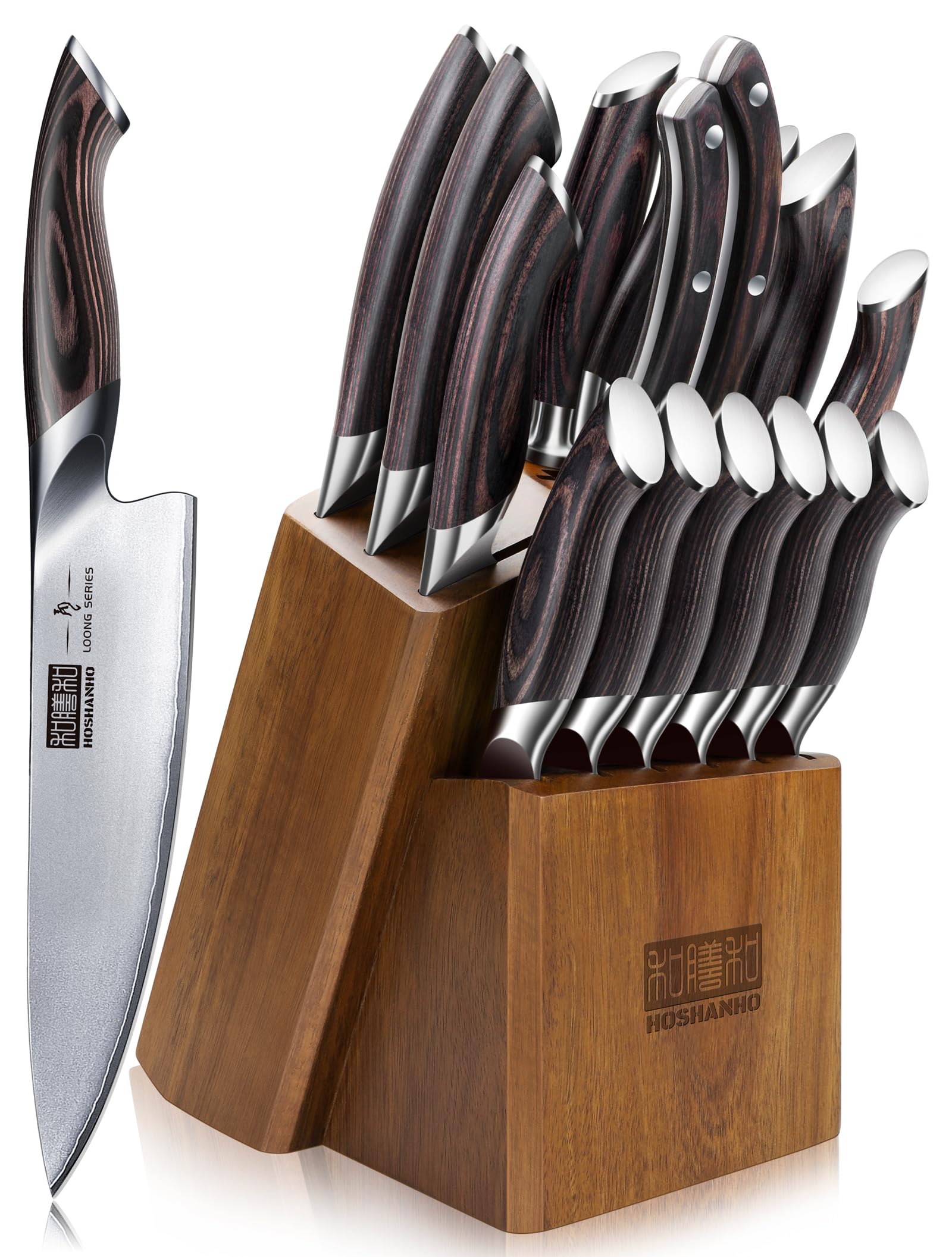 HOSHANHO 16-piece knife set