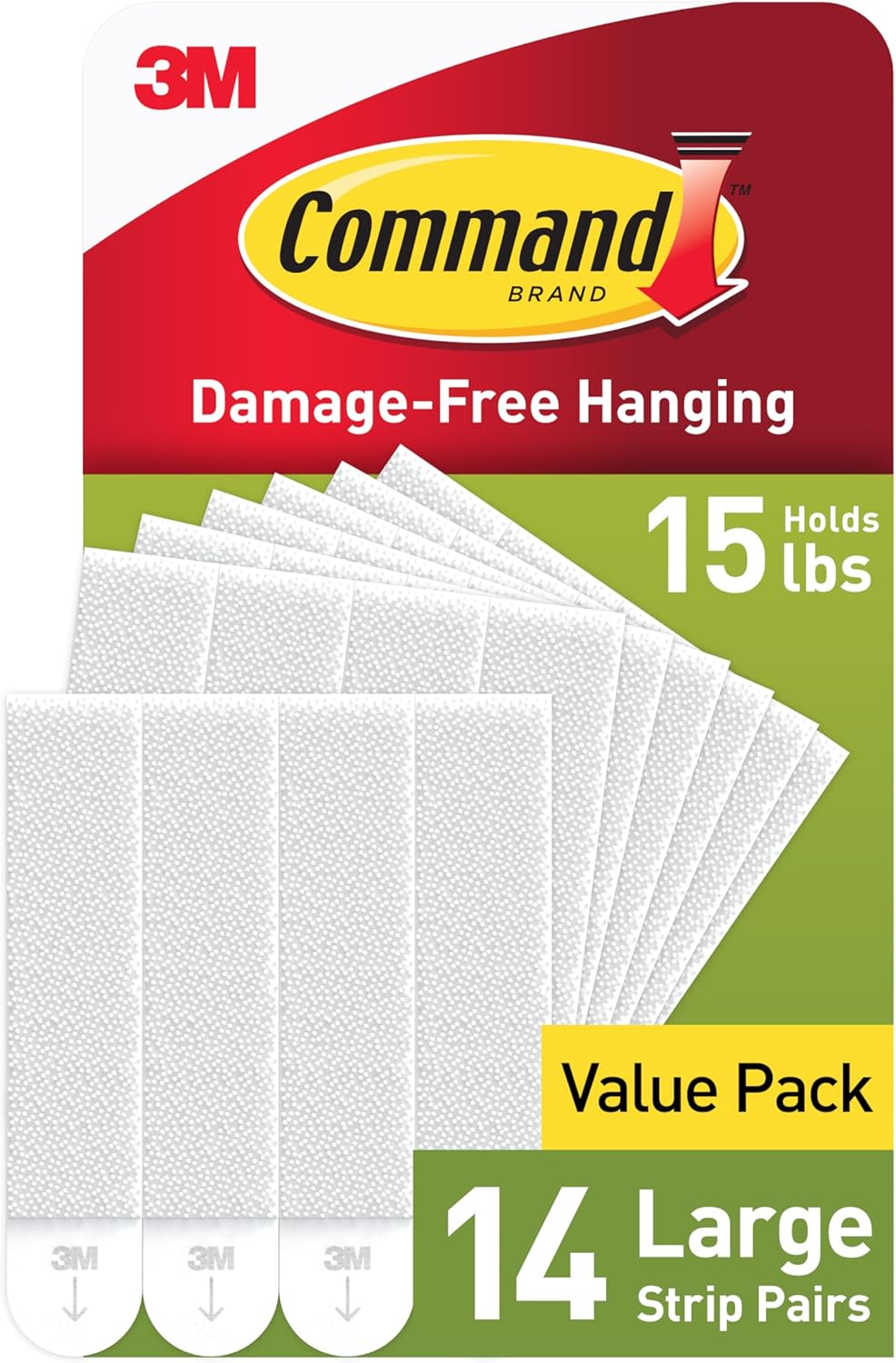 Command large picture-hanging strips