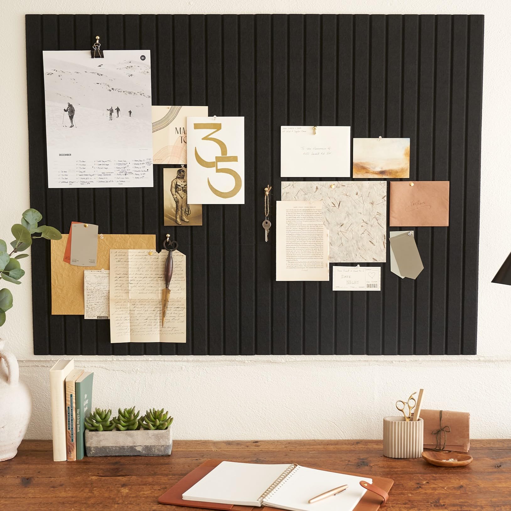 ZICOTO 35 × 47-inch felt bulletin board