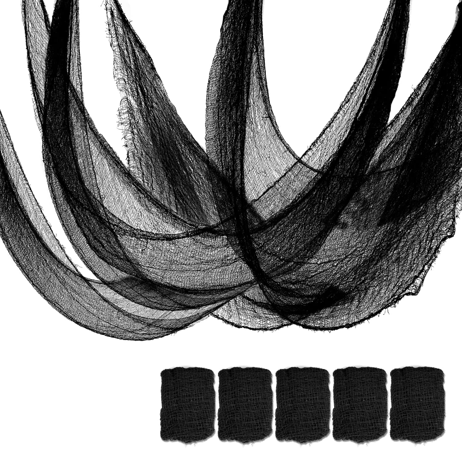 Black Halloween Gauze, Five-Piece Set