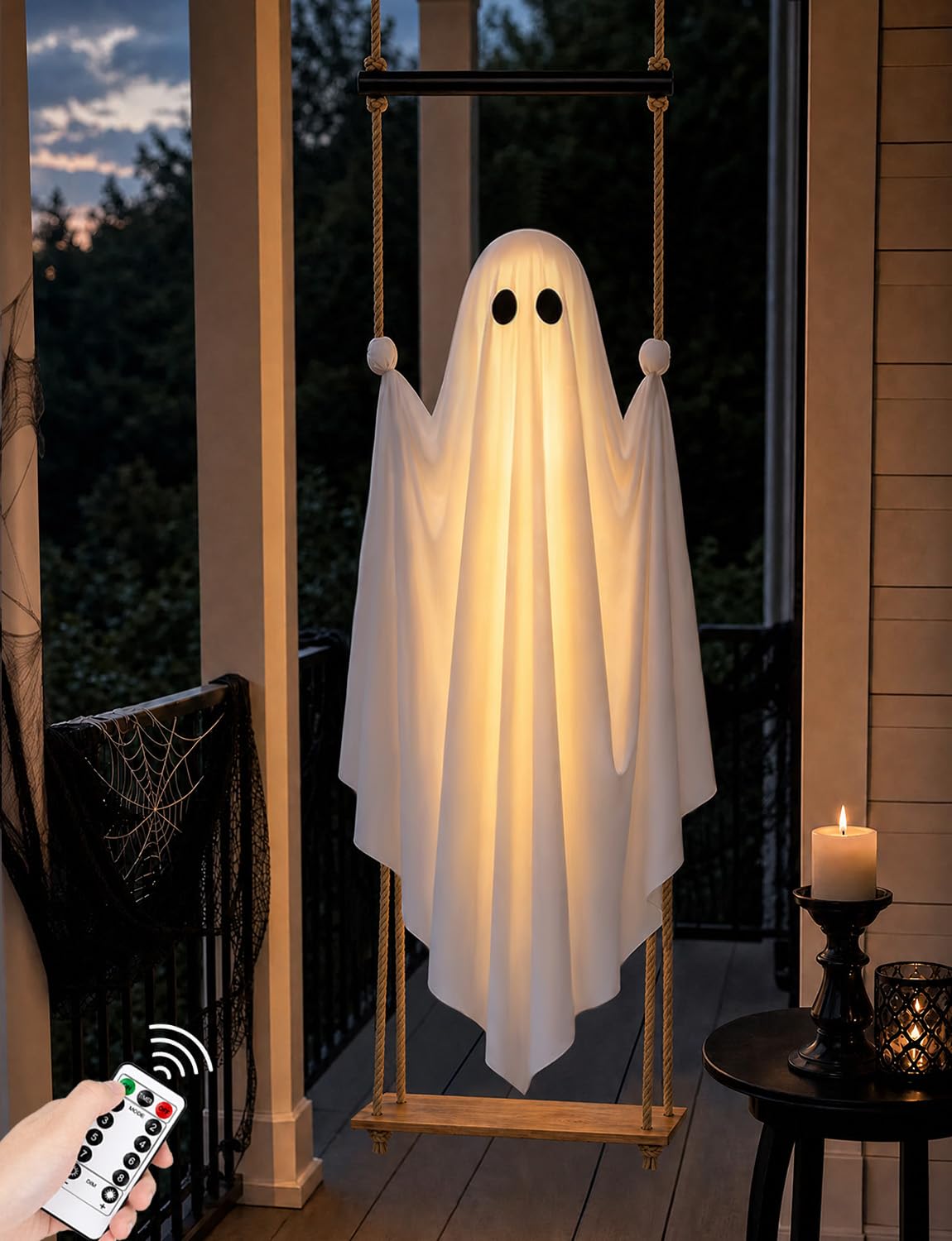 Large Hanging Swing Ghost