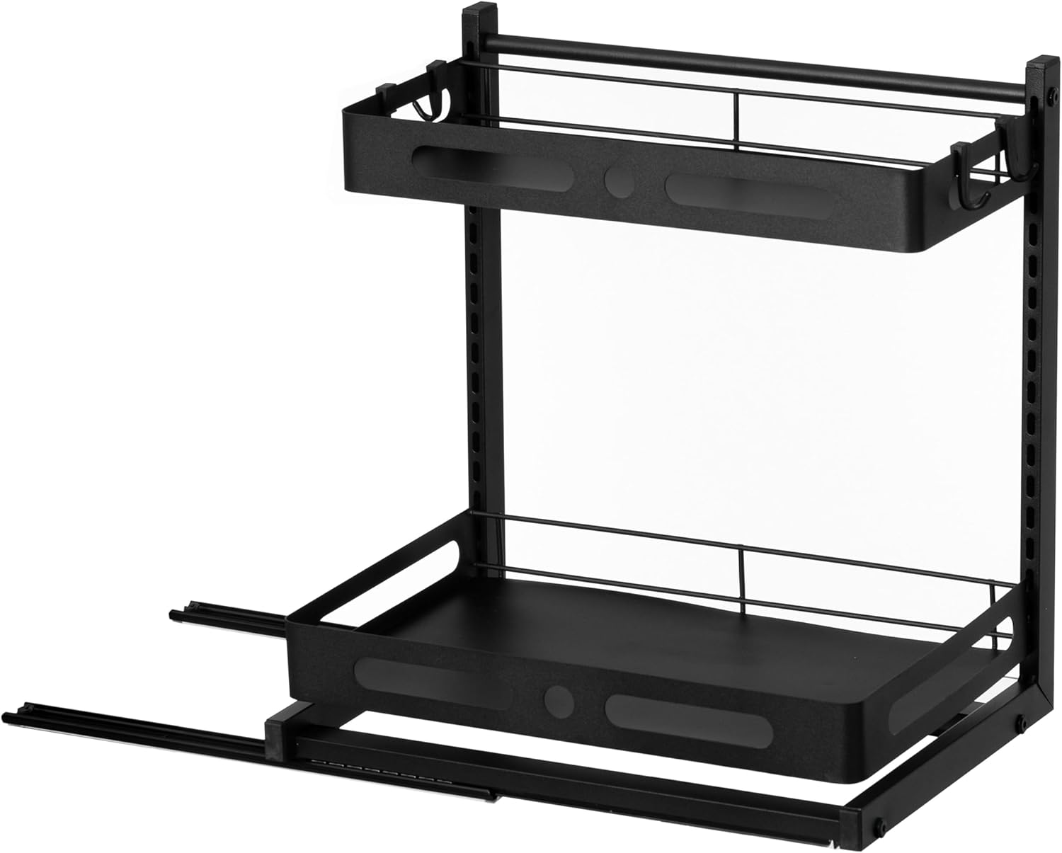 Basicwise pull-out under-sink organizer