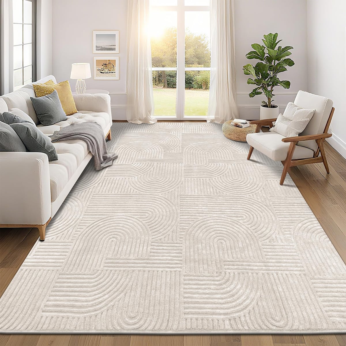 Pauwer washable rug