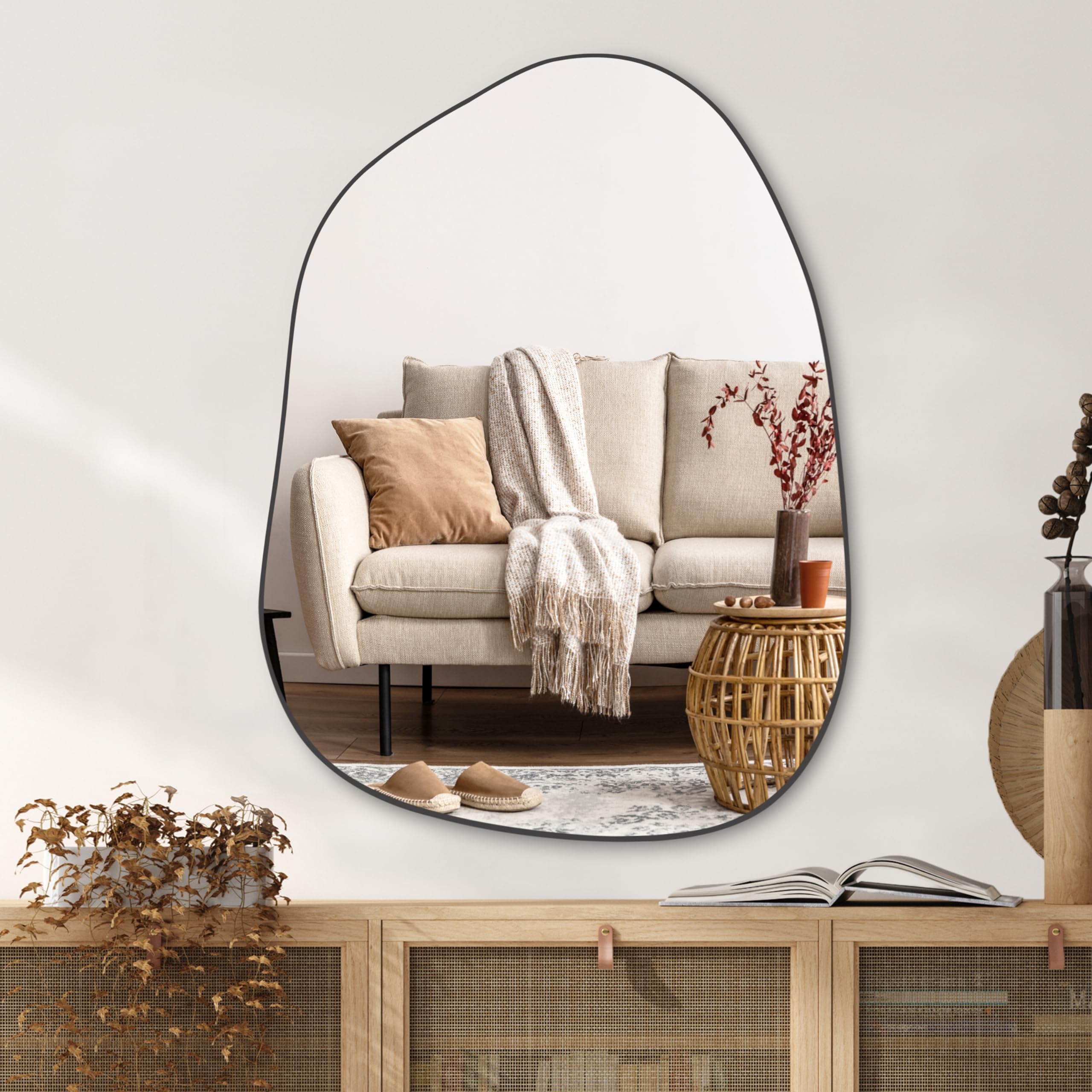 PERFNIQUE asymmetrical wall mirror